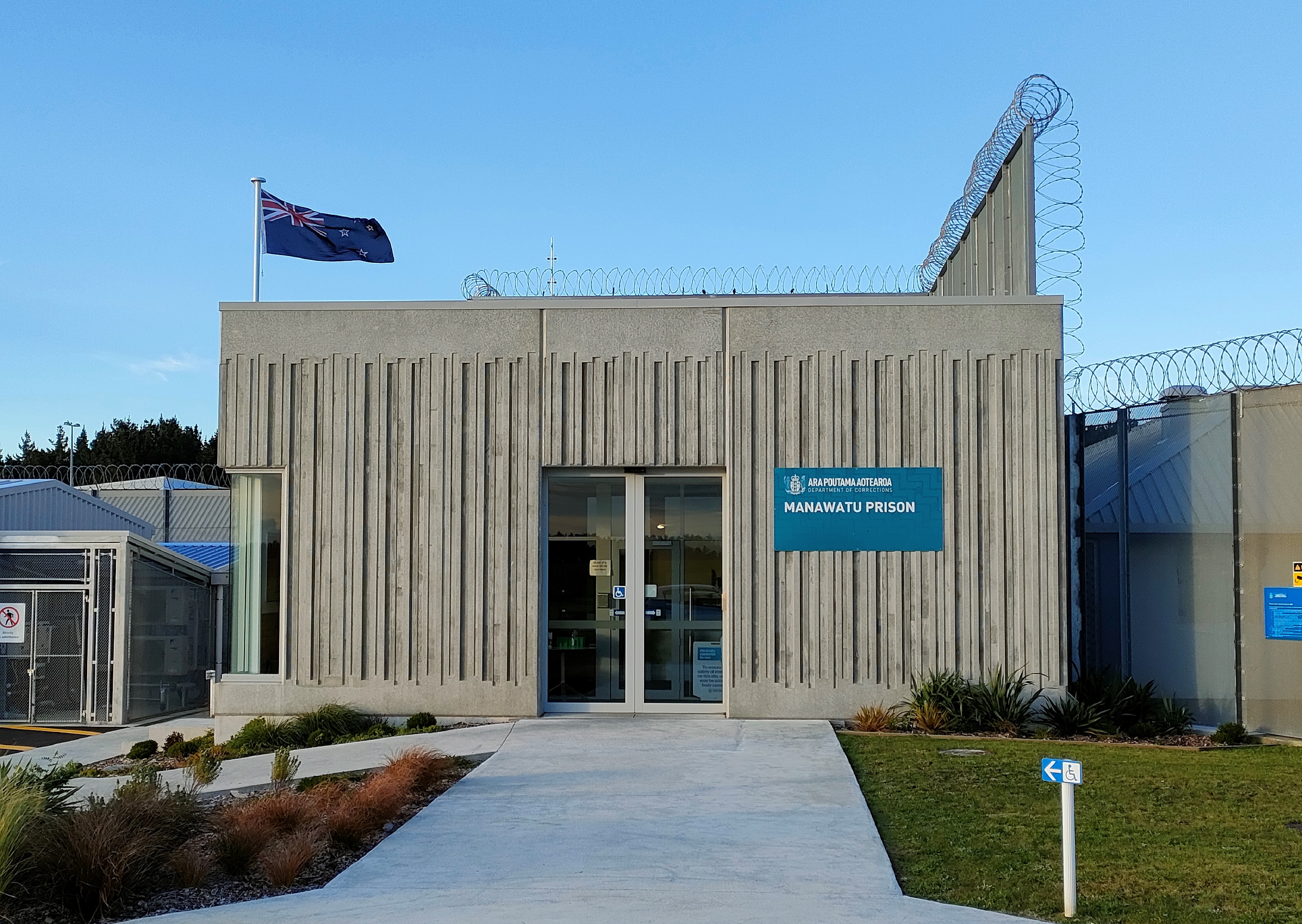 Manawatu Prison entrance